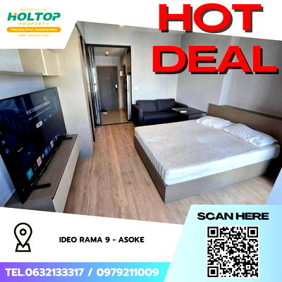 คอนโดให้เช่า : #Z2970💥 031168 🔥ให้เช่าคอนโด IDEO Rama 9 - Asoke