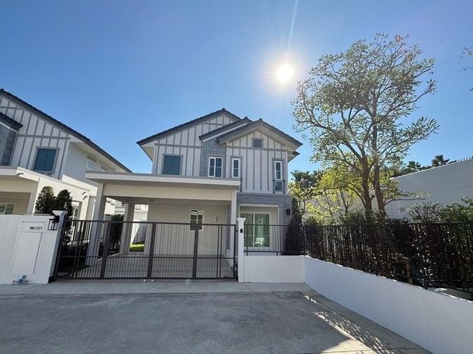 ✨ ให้เช่า บ้านเดี่ยวหลังมุม โครงการ Villaggio 3 Srinakarin-Bangna บ้านใหม่ยังไม่เคยปล่อยเช่า 🏡
