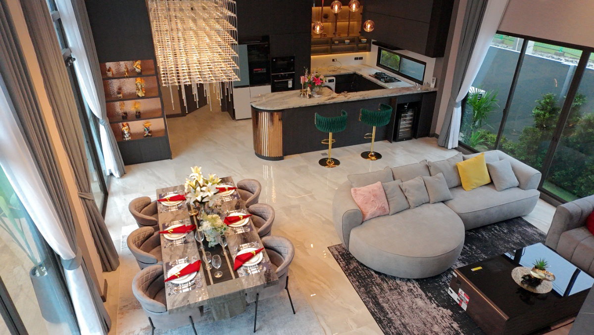 The Richest Valley บ้านหรูพัทยา ใกล้โรงเรียนนานาชาติ พร้อมสระส่วนตัว แต่งครบ เข้าอยู่ทันที