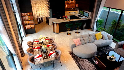 Houses for sale Chonburi : The Richest Valley, a luxury home in Pattaya near an international school, features a private pool, fully furnished, and is ready to move in