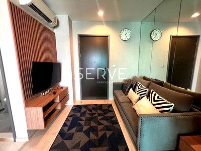 คอนโดให้เช่า : 🔥25K/Mo 1นอน ห้องกว้าง แต่งสวย ชั้นสูง วิวเมือง พร้อมอยู่ คอนโดทำลดีใกล้ BTS อนุสาวรีย์ชัยสมรภูมิ 100 ม. @ Rhythm Rangnam