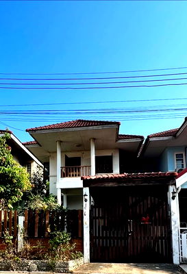 เช่าบ้านแฝด สายไหม อเวนิว : ให้เช่าบ้านเเฝด พื้นที่ต้นไม้ร่มรื่น