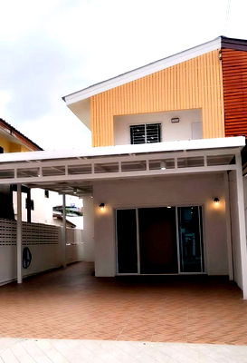 บ้านแฝด ถนนรามอินทรา : บ้านใกล้รถไฟฟ้า รีโนเวทใหม่ รามอินทรา8