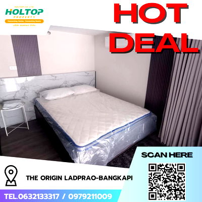 คอนโดให้เช่า : #R7395  🎉 041168 ให้เช่าคอนโด The Origin Ladprao-Bangkapi