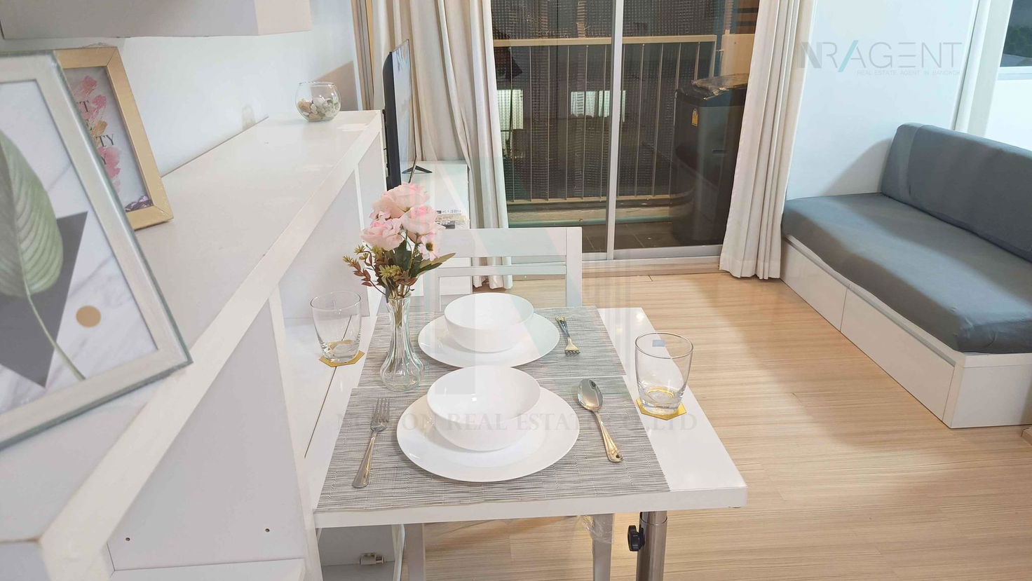 picture 🔺 For Rent Condo A SPACE ASOKE-RATCHADA Building E, Floor 12,1 bed room, Room size 35 sqm - 2/8