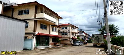 โรงงาน เมืองสมุทรสาคร สมุทรสาคร : ขายโรงงาน 186 ตารางวา บางน้ำจืด ตัวโรงงานมีชั้นลอยพื้นทีใชสอย 600 ตารางเมตร พร้อมออฟฟิต 2 ชั้น และหม้อแปลง 160 kVA - KK2147S