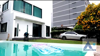 เช่าบ้านเดี่ยว อุดมสุข 1 : 🔼🔽 AccomA 📩 Private Swimming Pool,Pet friendly 4 BR House in Bang Na Nuea (AA29913)