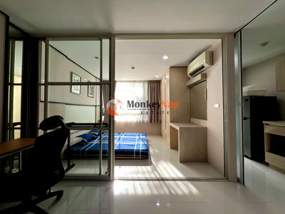 คอนโดให้เช่า : ให้เช่า - อิลิเม้น ศรีนครินทร์ สตูดิโอ 1 ห้องน้ำ 37 ตรม ชั้น 1 ราคา 9,500 ติดต่อ 0924424505