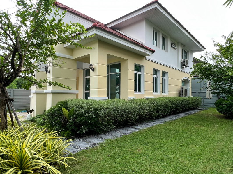 ขายบ้านเดี่ยว : ขาย ซื้อ บ้านเดี่ยว สวนหลวง ร.9 ประเวศ บ้านเดี่ยว Baramech  ใกล้สุวรรณภูมิ บ้านสวย พร้อมอยู่ ราคาถูก สนใจ Line: @951qfbfi
