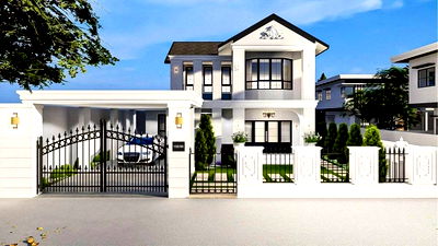 บ้านเดี่ยว เชียงใหม่ : ขายบ้าน สไตล์โมเดิร์นคลาสสิค หมู่บ้านริมดอย โซนสุเทพ ,พื้นที่ 202 ตรม. 4 ห้องนอน