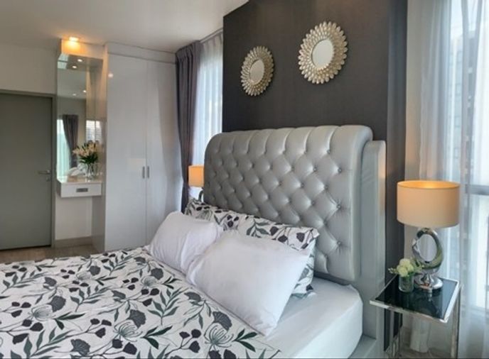 ไอดิโอ โมบิ พระราม 9 คอนโด 2 นอน 2 น้ำ ใกล้ MRT พระราม 9 ชั้น 28 ขนาด 56 ตร.ม. ค่าเช่า 32,000 เฟอร์ครบ 