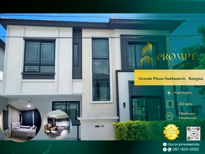 Houses for rent : GH01295 - Grande Pleno Sukhumvit - Bangna