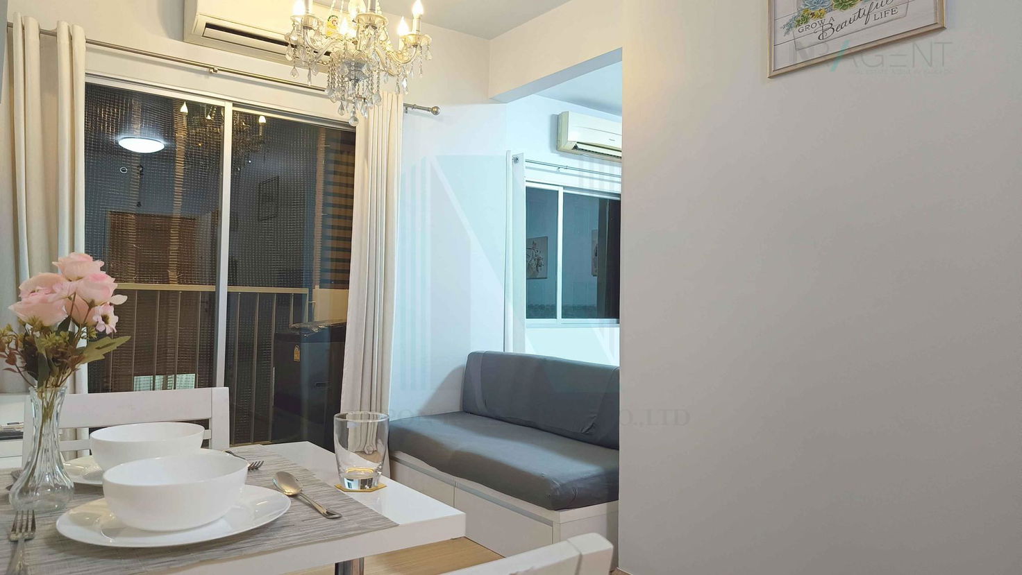 picture ð For Rent Condo A SPACE ASOKE-RATCHADA Building E, Floor 12,1 bed room, Room size 35 sqm - 5/8