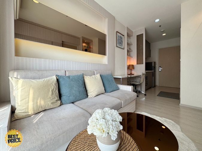 BESTPRICE ให้เช่า Rhythm Asoke 2 ห้องสวย เฟอร์ครบ ราคาพิเศษ 