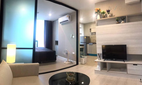 For rent, The Cube Station Ramintra 109, 1 bedroom, 8th floor, Building B, near BTS Bang Chan.