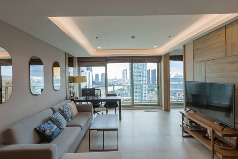 LTH13533 – Condo for Sale | The River Condominium | 138 sqm | 2+1 Beds 3 Baths | 23.9MB | Near BTS Krung Thonburi | คอนโดขาย เดอะ ริเวอร์ คอนโดมิเนียม