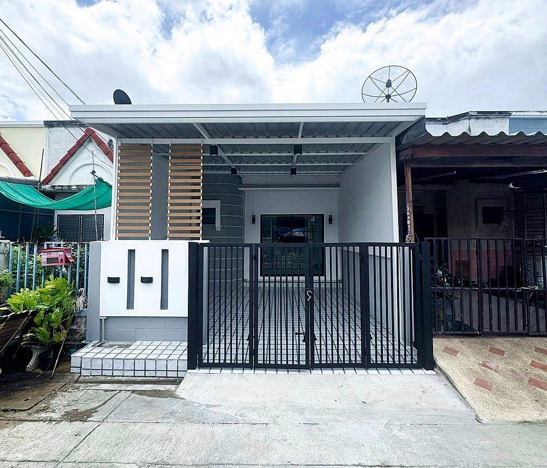 รูป บ้านชั้นเดียวสุดคุ้ม 3 นอน 2 น้ำ หมู่บ้านพิมลราช 1 บ้านกล้วย ไทรน้อย ตกแต่งใหม่ พร้อมอยู่ - รูปที่ 1/13