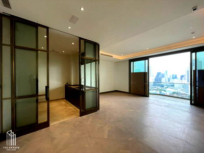 ขายคอนโด : For SALE The Residences At Mandarin Oriental Bangkok ห้องใหม่ตำแหน่งมุม ทิศใต้ เห็นวิว ICONSIAM @73 MB