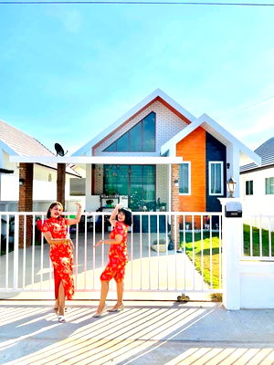 เช่าบ้านเดี่ยว เชียงใหม่ : ให้เช่าบ้านเดี่ยวสไตล์นอร์ดิก+เฟอร์นิเจอร์ โครงการบ้านรื่นรมย์หนองผึ้ง อ.สารภี เชียงใหม่ พร้อมอยู่ T.0946511456