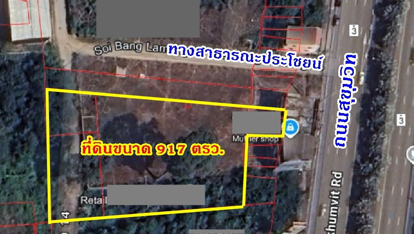 รูป ขายด่วนถูกมาก!!! ที่ดินพัทยา ขนาด 917 ตรว. ติดถนนสุขุมวิทบางละมุง แปลงมุมสวย ติดถนนสาธารณะ3ด้าน ถมแล้ว ใกล้พัทยาเพียง 1.7 กิโล - รูปที่ 5/7