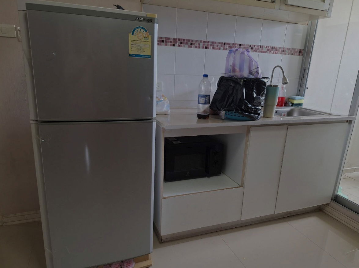 รูป ให้เช่า ลุมพินี บดินทรเดชา รามคำแหง อาคารC ชั้น7 อยู่สบาย ใหญ่พิเศษ 35ตรม ทิศตะวันออก วิวสระ สะดวกออกทาวน์อินทาวน์ 9000บ/ด - รูปที่ 6/11