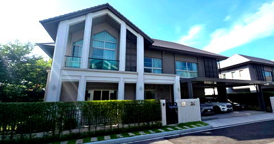 บ้านเดี่ยว ม.สยาม : ขายบ้านเปล่า หลังมุมส่วนตัว หันหน้าทิศเหนือ พื้นที่ใช้สอย 442 ตร.ม. ที่ดินกว้าง 117 ตร.วา ใกล้ เดอะมอลล์บางแค เพียง 5 นาที