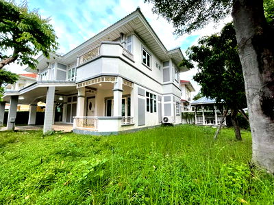 บ้านเดี่ยว นนทบุรี : ✨✨✨บ้านหรู “หลังมุม” ติดถนนใหญ่ 🚅ใกล้ MRT ไทรม้า  🎄𝐏𝐄𝐑𝐅𝐄𝐂𝐓 𝐌𝐀𝐒𝐓𝐄𝐑𝐏𝐈𝐄𝐂𝐄 Rattanathibet |