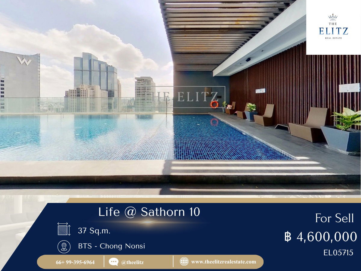 รูป 💥ชีวิตเหนือระดับในย่านสาทร — ขาย Life @ Sathorn 10 ห้องแต่งสวยพร้อมให้เป็นเจ้าของ 🎉 - รูปที่ 1/16