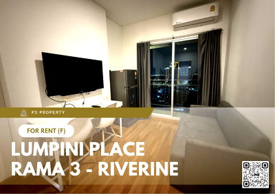 Condos for rent : For rent 📍 Lumpini Place Rama 3 - Riverine 📍 Fully furnished and equipped, near BTS Surasak