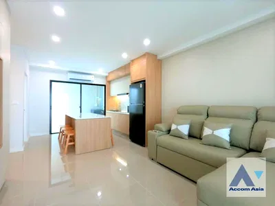 Townhouses for rent พัฒนาการ 44 : 🔼🔽 AccomA 📩  2 BR Townhouse @Q Prime Sukhumvit 77 (AA44930)