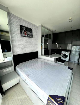 Condos for rent : 🔑 Beautiful room, fully furnished‼️with washing machine Rhythm Asoke near MRT Rama 9, beautiful city view, Rama 9 location