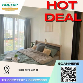 รูปภาพ #Z3038💥061168🔥 Condo for rent: Cybiq Ratchada 32