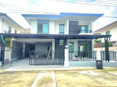 บ้านแฝด ปทุมธานี : บ้านแฝดเหมือนบ้านเดี่ยว รีโนเวทใหม่ กว้าง ราคาถูก หมู่บ้าน พฤกษาวิลเลจ21ดีไลท์  ลำลูกกาคลอง4 ลาดสวาย ลำลูกกา ปทุมธานี พร้อมอยู่ ทำเลดี