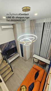 รูปภาพ Duplex 2-storey, full furnished Condo 41 sqm. Origin Plug & Play Ramkhamhaeng Triple Station (Soi 103) Next to 3 Lines BTS/MRT