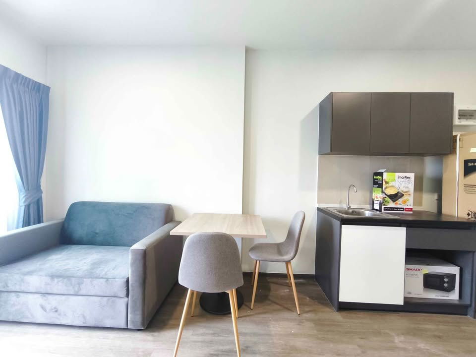 รูป ห้องว่าง❤️ราคาต่อรองได้✅สนใจห้องนี้ทักได้เลยนะคะ❣️❣️❣️ธนบุรี 💥ริชพอยท์ แอท บีทีเอส วุฒากาศ🔴🟢🟡 - รูปที่ 4/12