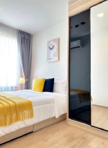 มีเครื่องซักผ้า คอนโด ชีวาทัย เกษตร - นวมินทร์ ชั้น 8 แบบ 1 ห้องนอน 25 ตรม. ของครบ เพียง 13,000 บาท