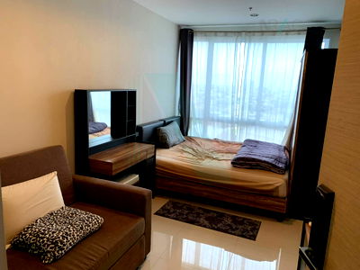 Condos for rent BTS Udom Suk : 🔺 For Rent Condo THE SKY SUKHUMVIT Building 1, Floor 19,Studio, Room size 23 sqm