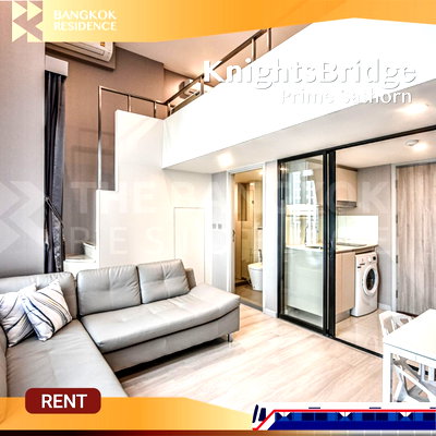 คอนโดให้เช่า :  KnightsBridge Prime Sathorn 💎 High-Floor Duplex Unit with Great Price 💫 ใกล้ BTS ช่องนนทรี 