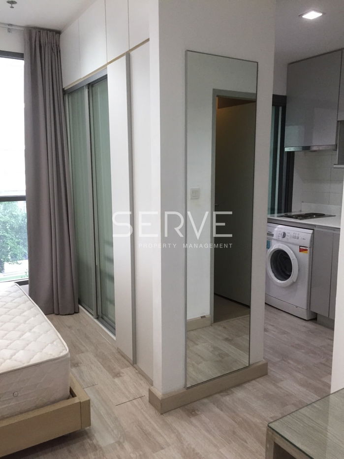 รูป 🔥ห้องสตูดิโอ กั้นเป็นสัดส่วน เฟอร์จัดเต็ม พร้อมอยู่ บนทำเลดี เดินทางง่ายใกล้ MRT พระราม 9 @ Ideo Mobi Rama 9 - รูปที่ 5/10