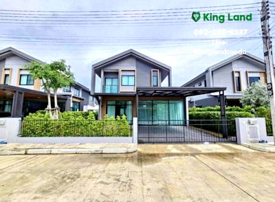 บ้านเดี่ยวให้เช่า : #ให้เช่าบ้านเดี่ยว 2 ชั้น คณาสิริ ราชพฤกษ์ 346 จากแสนสิริ สไตล์ Modern Luxury ตกแต่งบิวท์อินทั้งหลัง พร้อมเข้าอยู่ #เลี้ยงสัตว์ได้