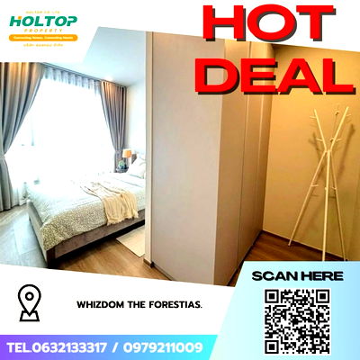 คอนโดให้เช่า : #Z2996💥 041168 🔥ให้เช่าคอนโด Whizdom The Forestias