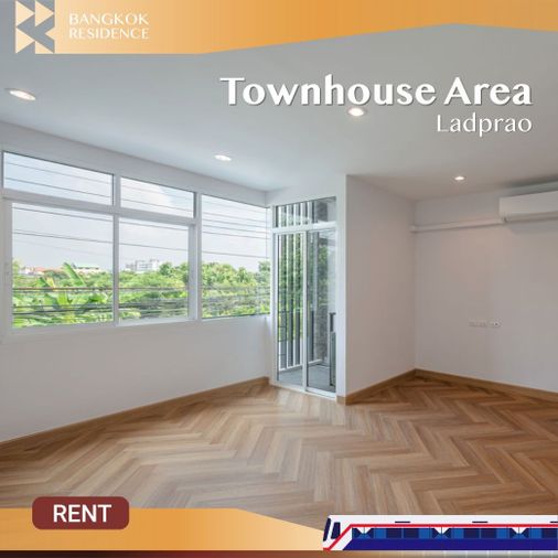 Townhouse ลาดพร้าว–สุทธิสาร 3 ชั้น 🏡 รีโนเวทใหม่ พร้อมเข้าอยู่ทันที ✨