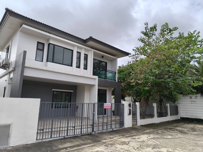 k1741ให้เช่าบ้านเดี่ยว แกรนด์ บริทาเนีย วงแหวน-รามอินทรา (Grand Britania Wongwaen-Ramindra) #ห้องน้ำในห้องนอนทุกห้อง #บ้านมือหนึ่ง