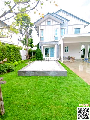 เช่าบ้านเดี่ยว บางพลี สมุทรปราการ : เช่า บ้านเดี่ยว 2 ชั้น หมู่บ้าน วิลลาจจิโอ 3 ศรีนครินทร์-บางนา ใกล้เมกะบางนา