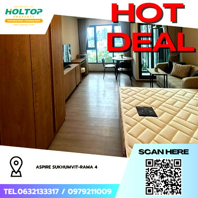 Condos for rent : #Z3047💥 061168 🔥公寓出租：Aspire Sukhumvit-Rama 4