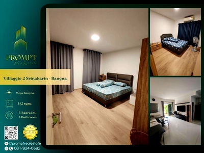 Houses for rent Bang Pu Industrial Estate : UV01877 - Villaggio 2 Srinakarin - Bangna