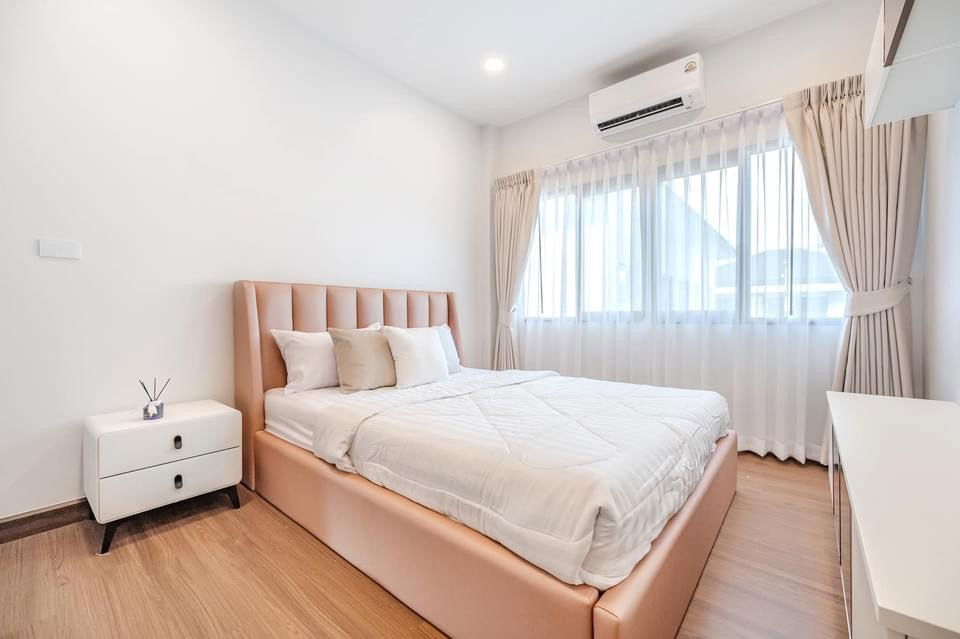 picture 🏡#TM2410_127🎀𝗙𝗼𝗿 𝗥𝗲𝗻𝘁 1️⃣8️⃣0️⃣k.🔥🔥 Beautiful, luxurious, best test✨#Available and ready to view Single house project: The City Bangna - 6/17