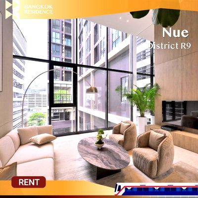Condos for rent :  Nue District R9 💫 Beautiful Unit, Brand New Project ✨ Near MRT Rama 9 
