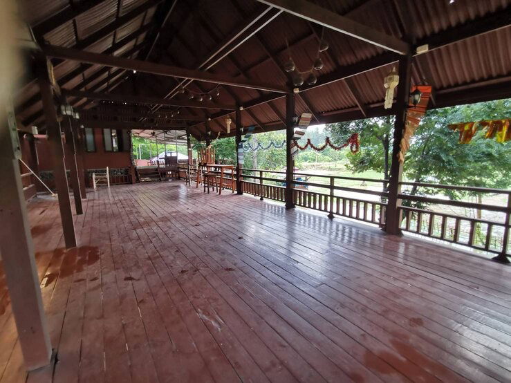 รูป ขายที่ดินพร้อมบ้านเรือนไทย สภาพดี  เนื้อที่ 7-3-70 ไร่ ต.หมอนนาง อ.พนัสนิคม จ.ชลบุรี  - รูปที่ 36/41