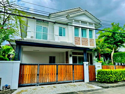 Houses for rent Bang Kapi : For Rent: 2-Storey Single House at Mantana Rama 9 – Srinakarin | Large Garden | Fully Furnished | Prime Location